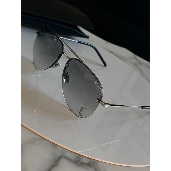 NEW Saint Laurent Classic SL 11M 005 Aviator Sunglasses - Picture 2 of 9